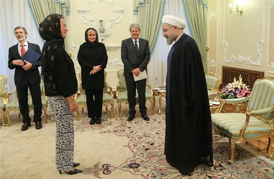تفاوت دو پوشش در دیدارهای روحانی در مقر سازمان ملل ! + تصاویر