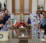 انتقاد ظریف از اروپایی ها در دیدار با موگرینی انتقاد ظریف از اروپایی ها در دیدار با موگرینی