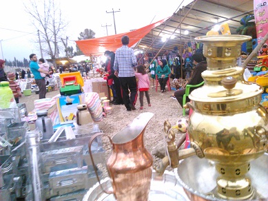 برپایی بازارچه محلی شرق مازندران در میاندورود
