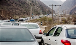 ترافیک سنگین در ورودیهای استان مازندران