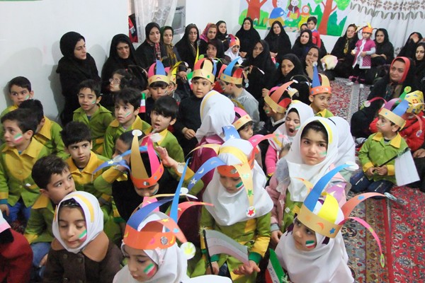 مراسم جشن انقلاب کودکان در تیرتاش گلوگاه برگزار شد