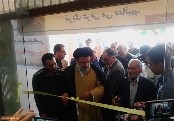 افتتاح طرح مقاوم سازی دبیرستان شهدای گردان امام حسین(ع) درگلوگاه + تصاویر