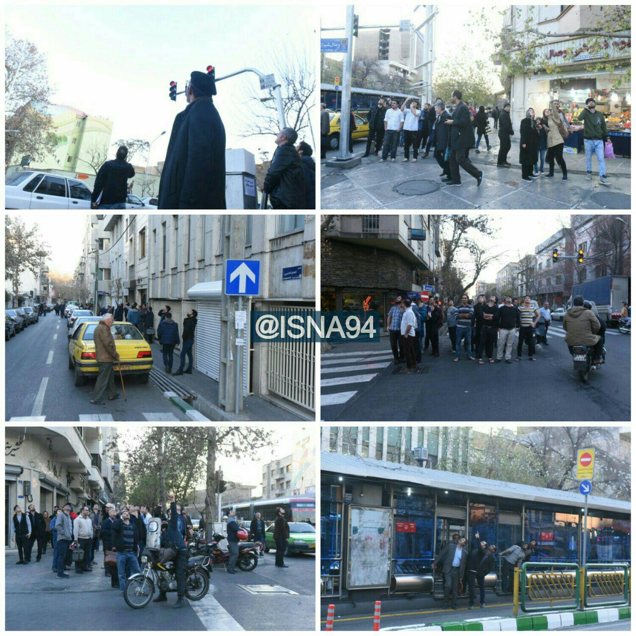 جزئیات شلیک ضدهوایی در آسمان تهران + تصاویر