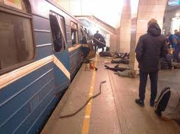انفجار تروریستی مترو سن پترزبورگ روسیه با 10 کشته + عکس