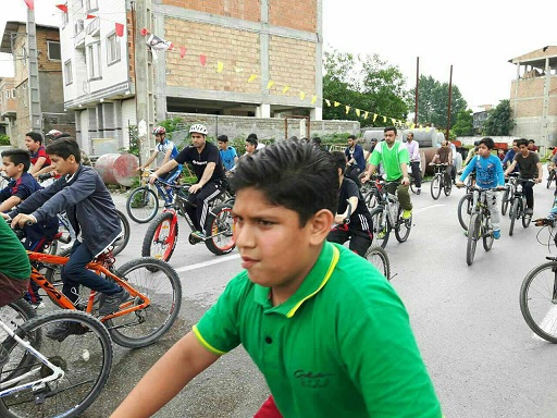همایش همگانی دوچرخه سواری در شرق مازندران برگزار شد