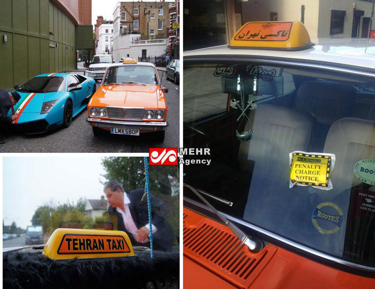 رانندگی در خیابانهای لندن با تاکسی پیکان! + تصاویر 