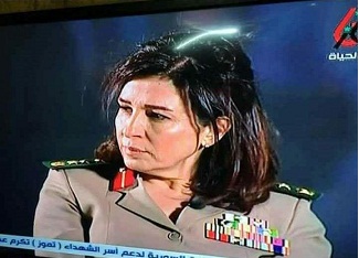 نخستین زن سوری به درجه سرلشکری رسید+ عکس
