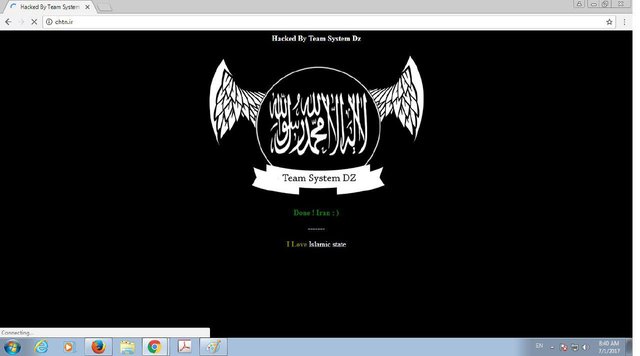حمله هکرهای داعشی به 2 سایت خبری ایران+ عکس