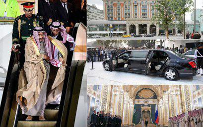 لیست ولخرجی های کاروان پادشاه سعودی در روسیه