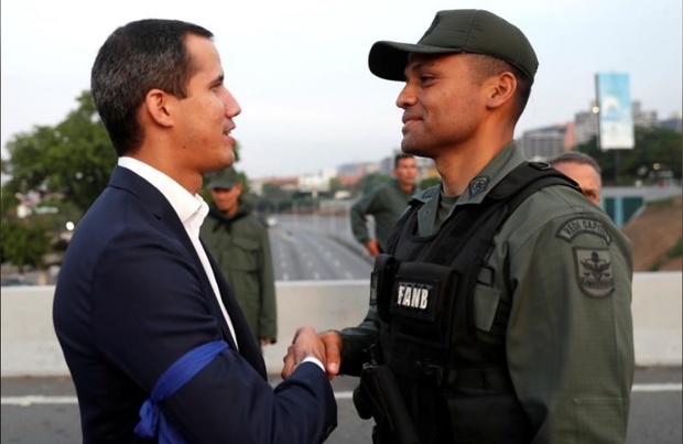 کودتای نظامی در ونزوئلا با رهبری گوایدو + تصاویر 
