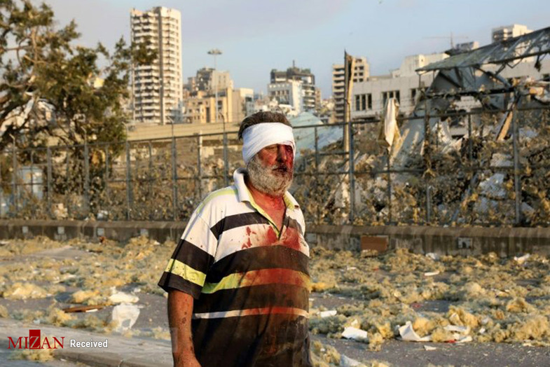 انفجار شدید بخشی از بیروت را ویرانه کرد + تصاویر 